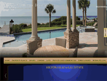 Tablet Screenshot of hiltonheadhouses.com